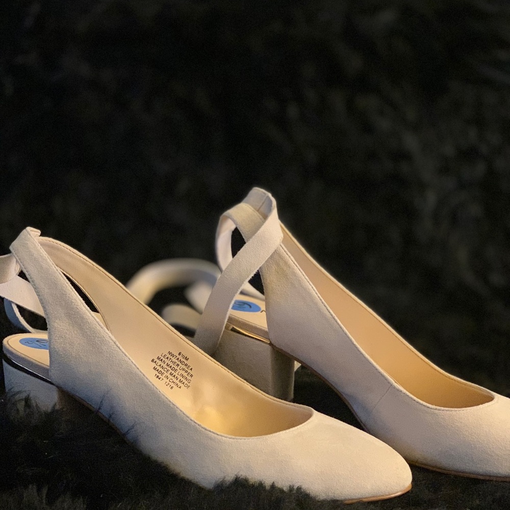 Nine West leather Tie-up heels